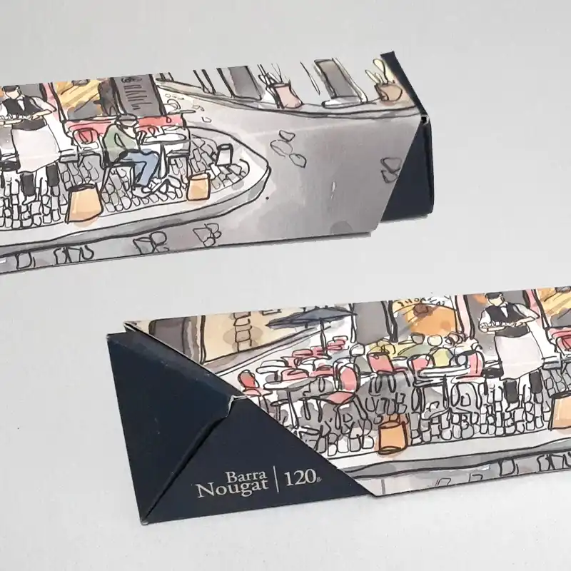 packaging caja de chocolates